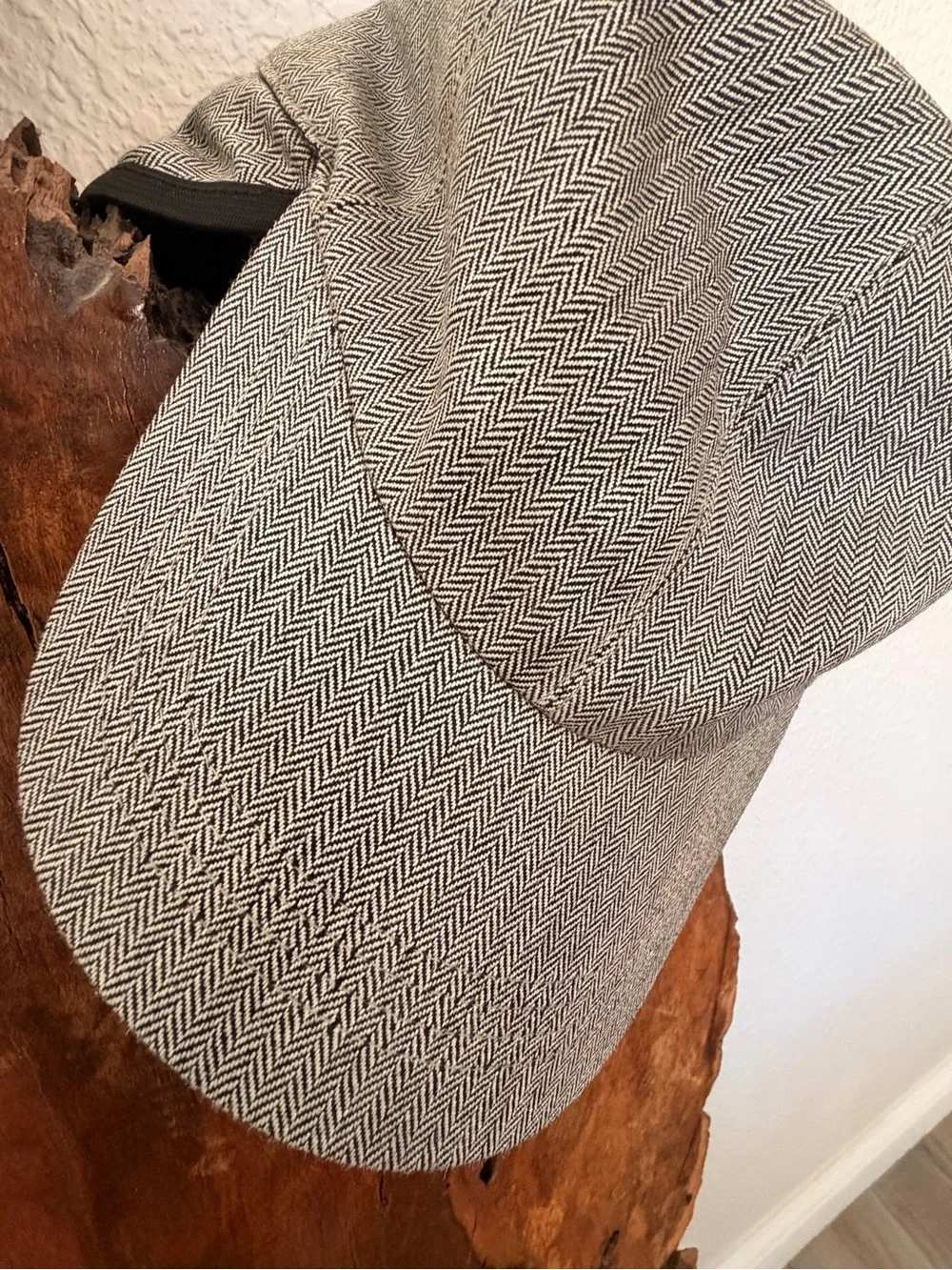 Amicale L XL CAP camel hair warm ear flap hat padded lined